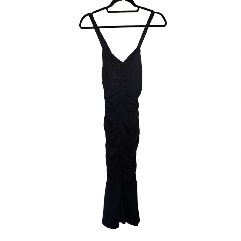 Reformation Ruched Midi Dress